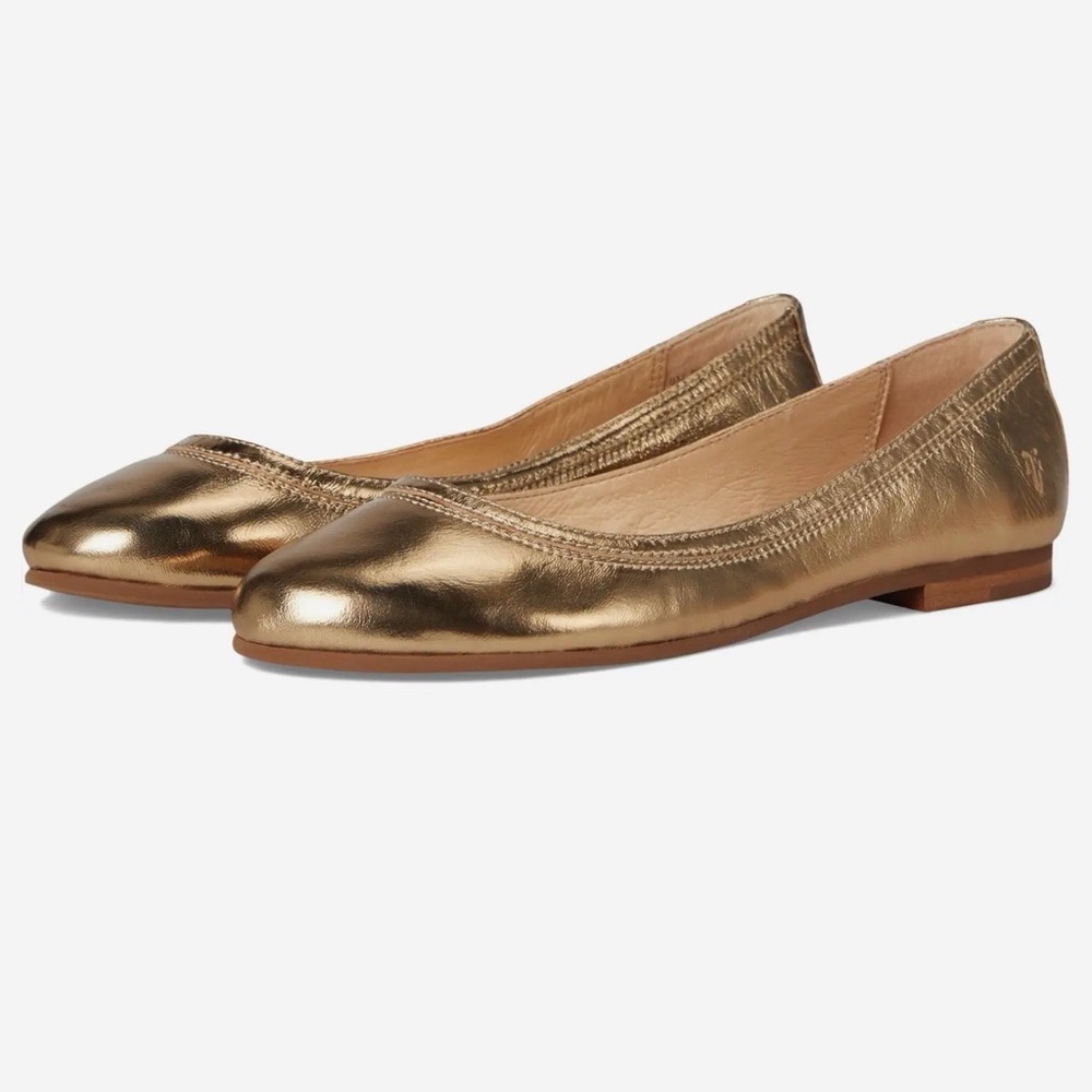 Frye Metallic Gold Frye
Carson Ballet flats